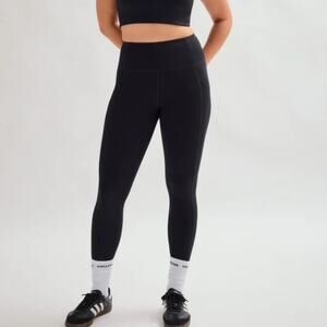 Girlfriend Collective Compressive 7/8 High-Rise Leggings Black Small NWT